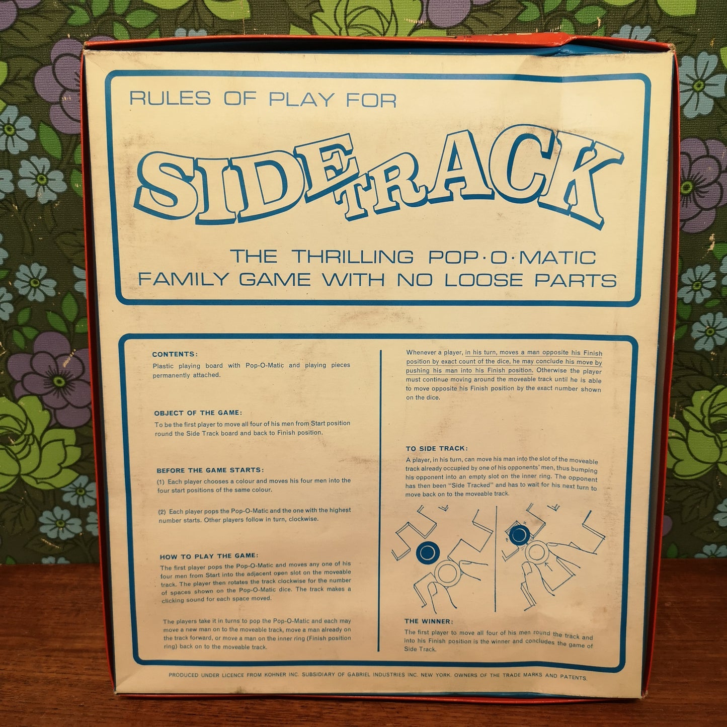 Vintage Board Game Side Track like Frustration 60's 70's
