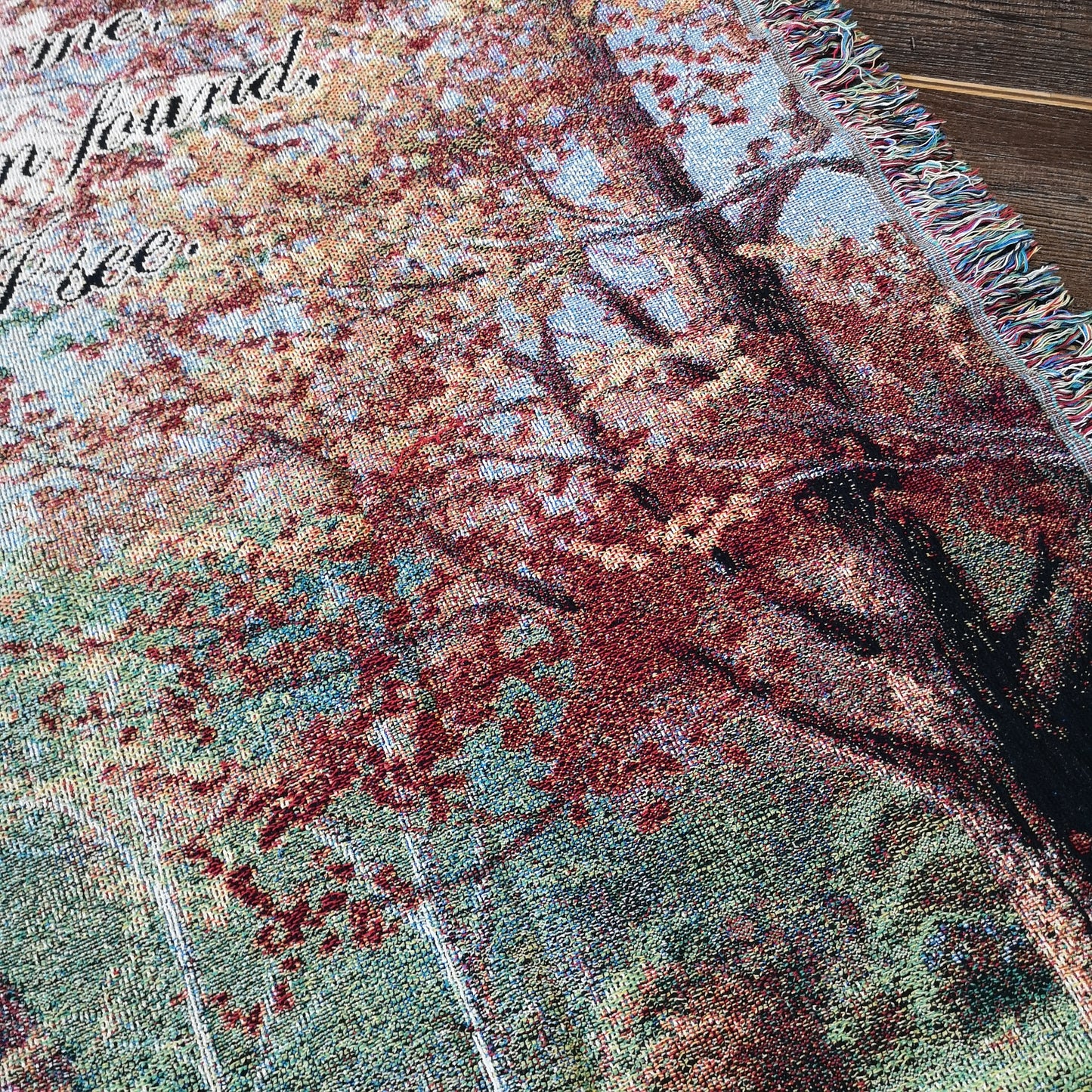 Thomas Kinkade Woven Tapestry Hymn Amazing Grace Blanket Throw