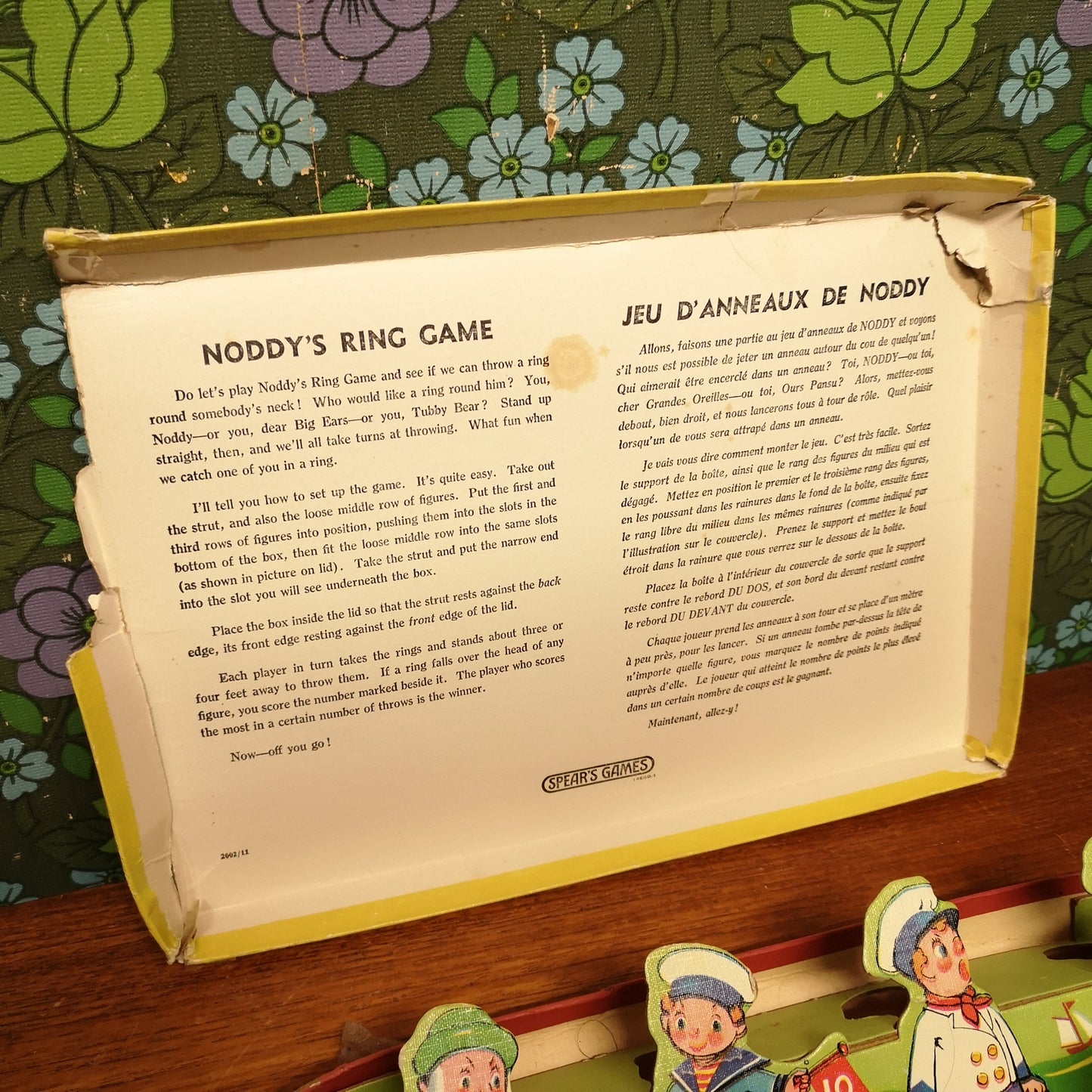 Vintage 60's Noddy's Ring Game Board Game Spears Games