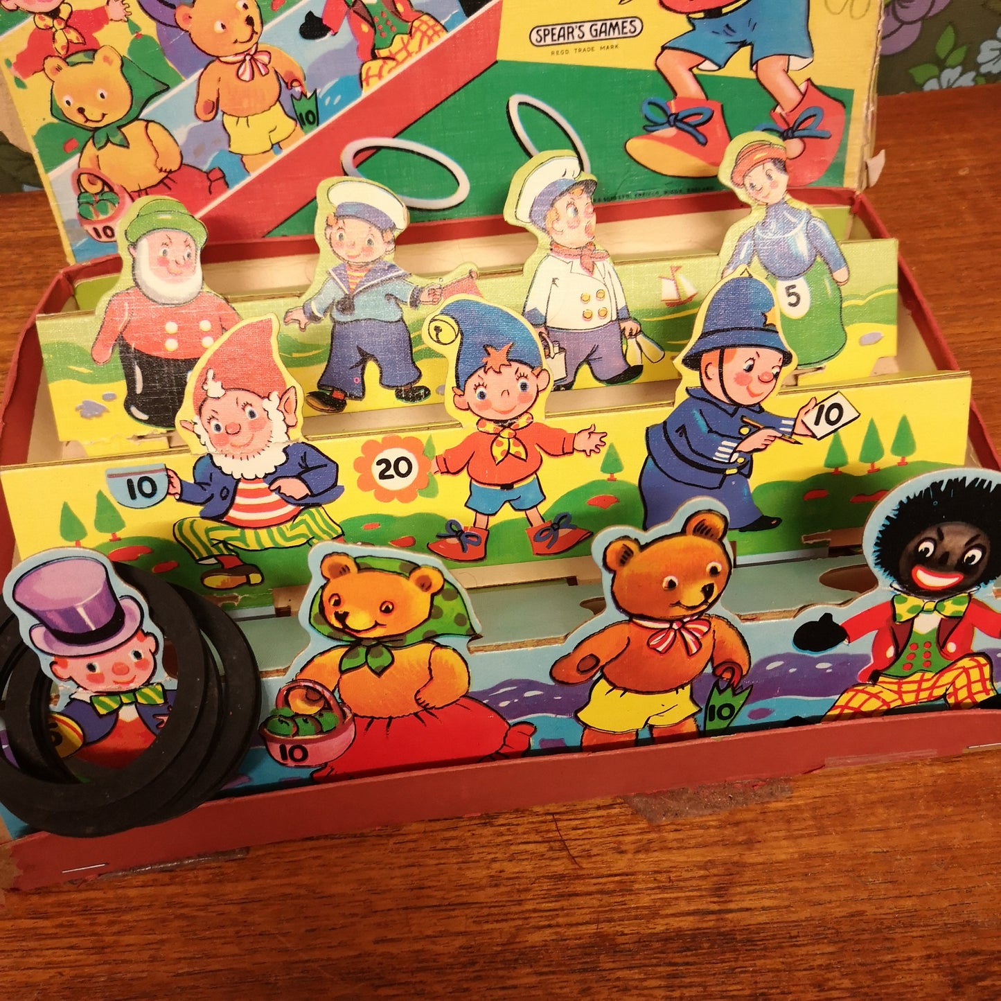 Vintage 60's Noddy's Ring Game Board Game Spears Games