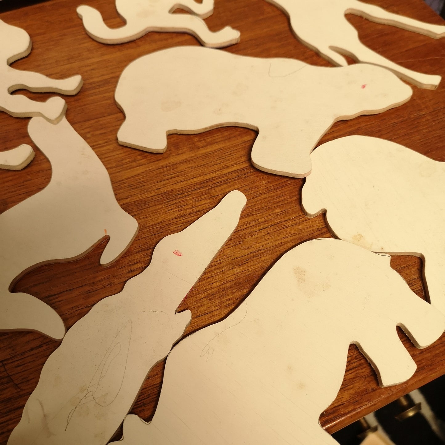 Vintage Galt Toys Zoo Jungle Animal Drawing Templates Stencils