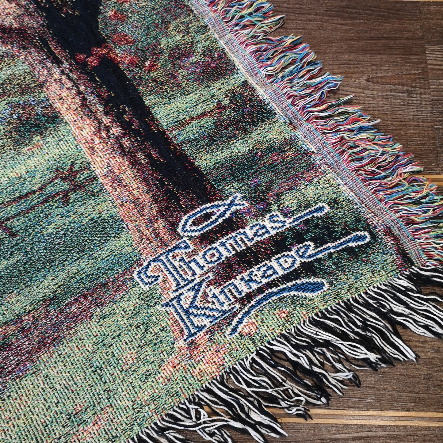 Thomas Kinkade Woven Tapestry Hymn Amazing Grace Blanket Throw