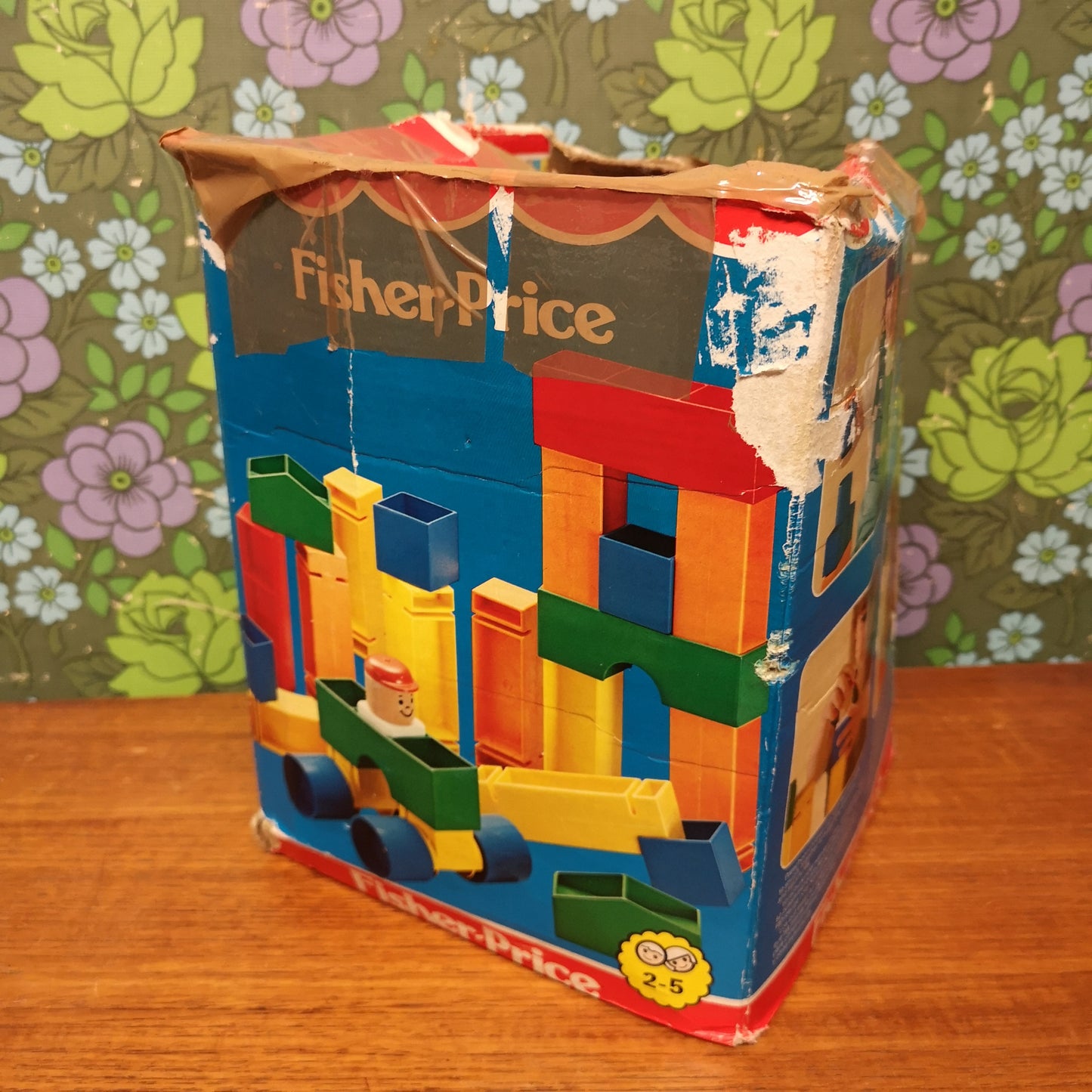 Vintage 80's Fisher Price Blocks n More Building Blocks Set