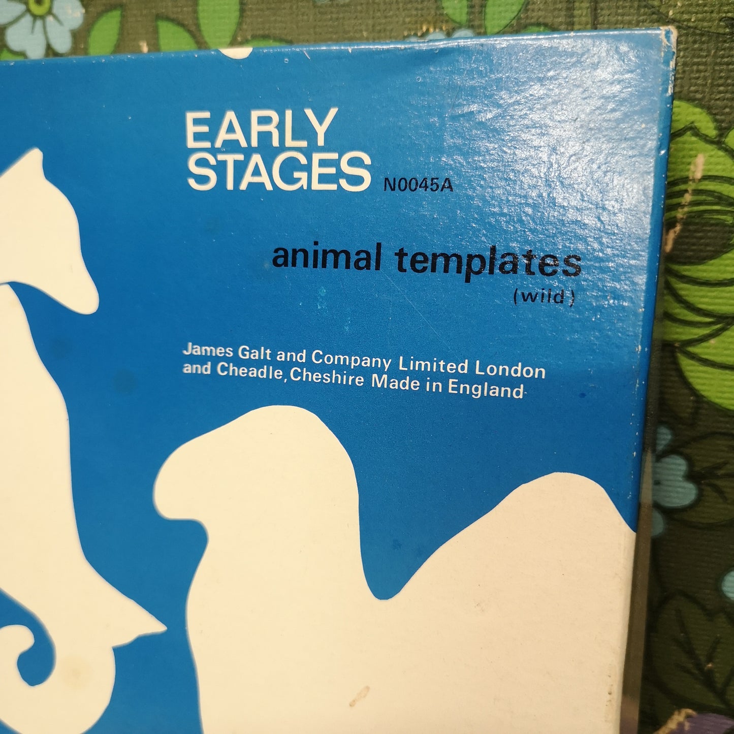 Vintage Galt Toys Zoo Jungle Animal Drawing Templates Stencils