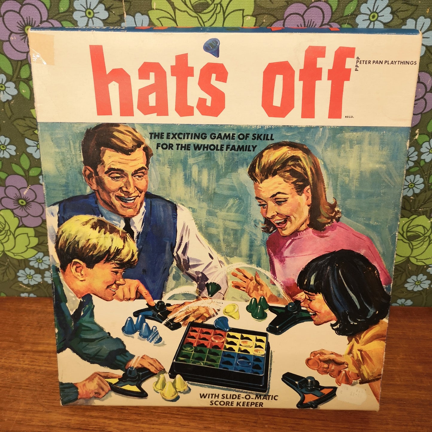 Vintage Hats Off Board Game Family Game 60's 70's