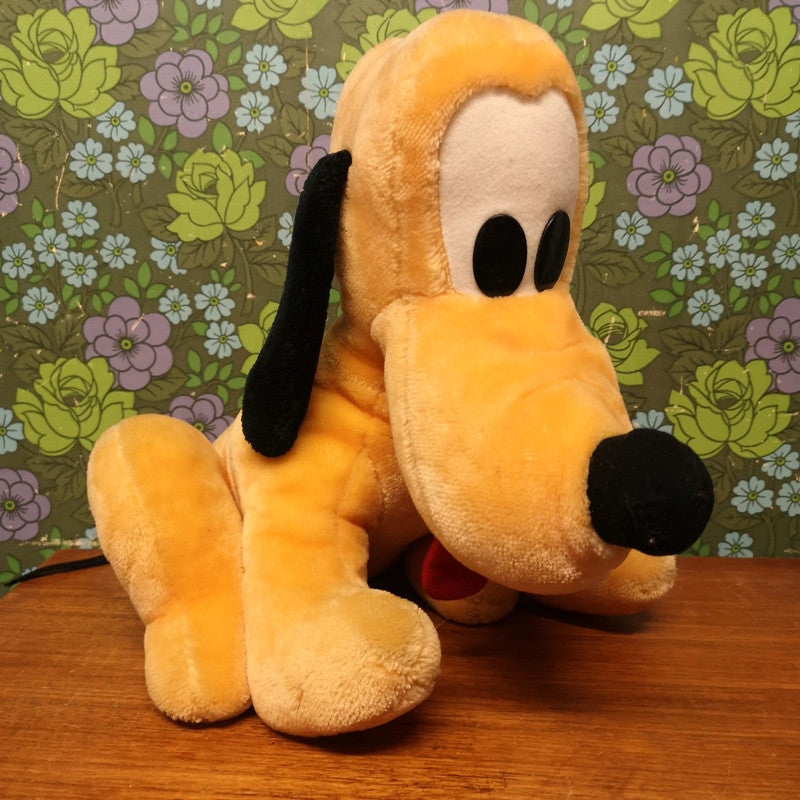 Vintage Soft Toy Plush Disney Pluto Dog Large