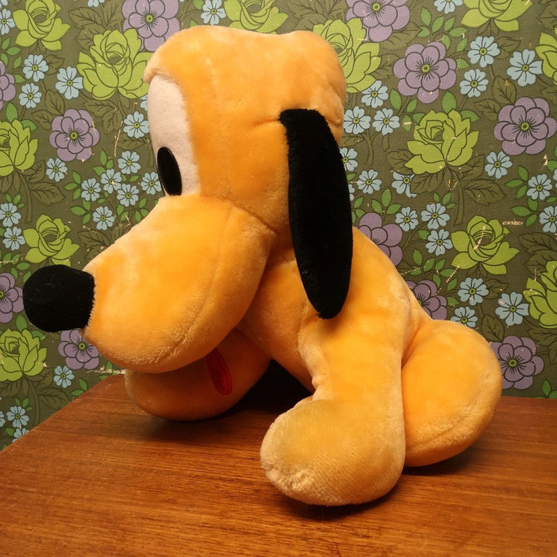 Vintage Soft Toy Plush Disney Pluto Dog Large