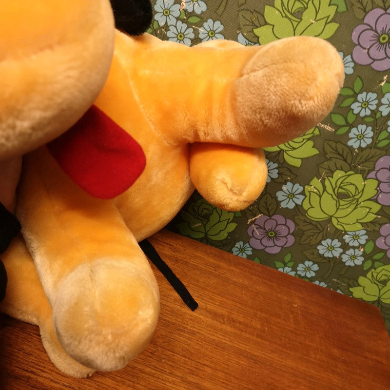 Vintage Soft Toy Plush Disney Pluto Dog Large