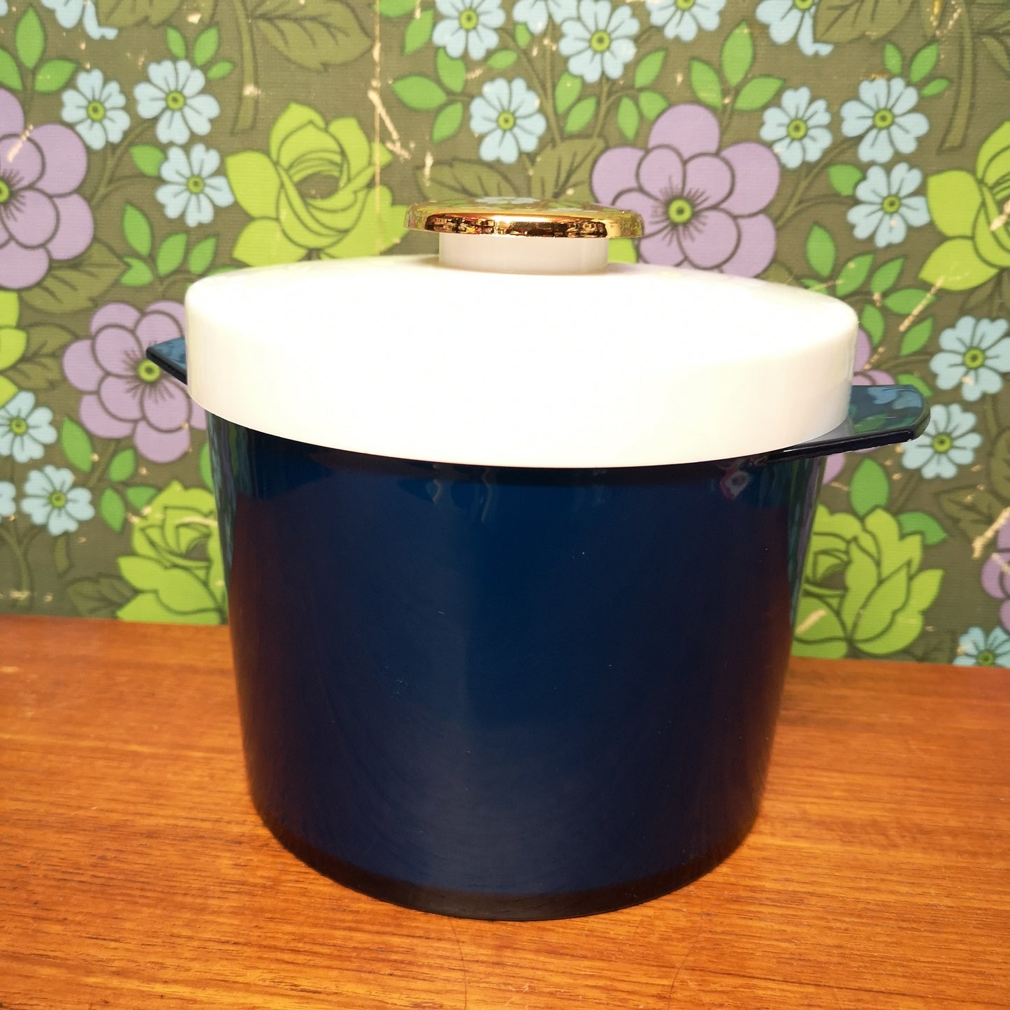 Vintage Retro INSULEX Blue Ice bucket