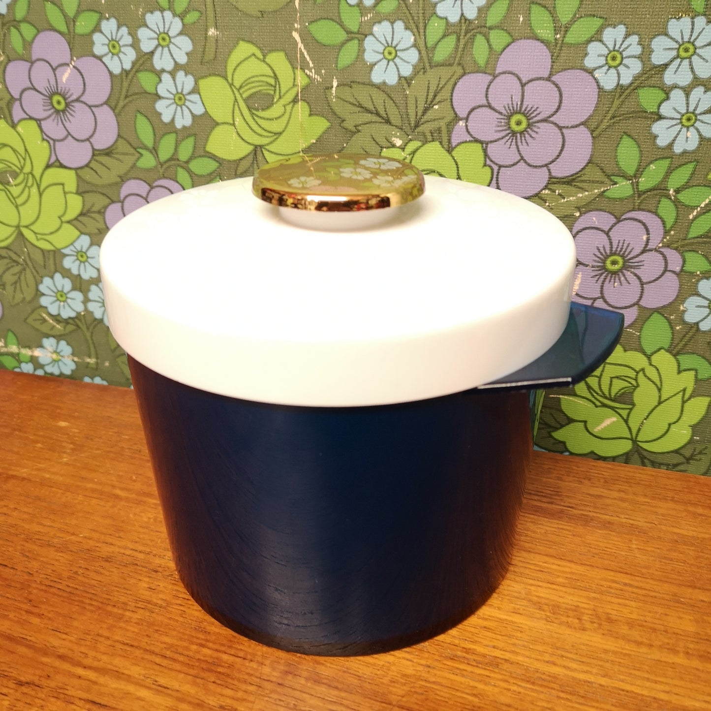 Vintage Retro INSULEX Blue Ice bucket