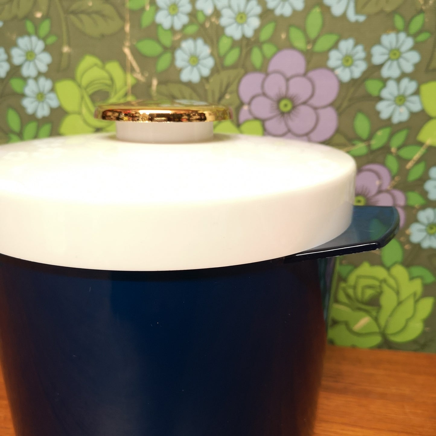 Vintage Retro INSULEX Blue Ice bucket