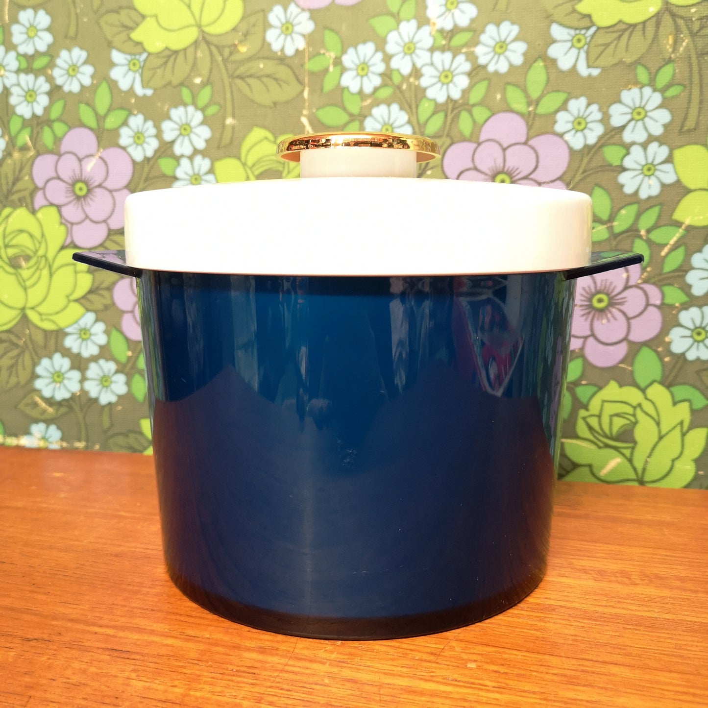 Vintage Retro INSULEX Blue Ice bucket