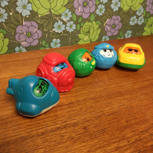 Vintage 90's Fisherprice Roll Arounds Transport & People
