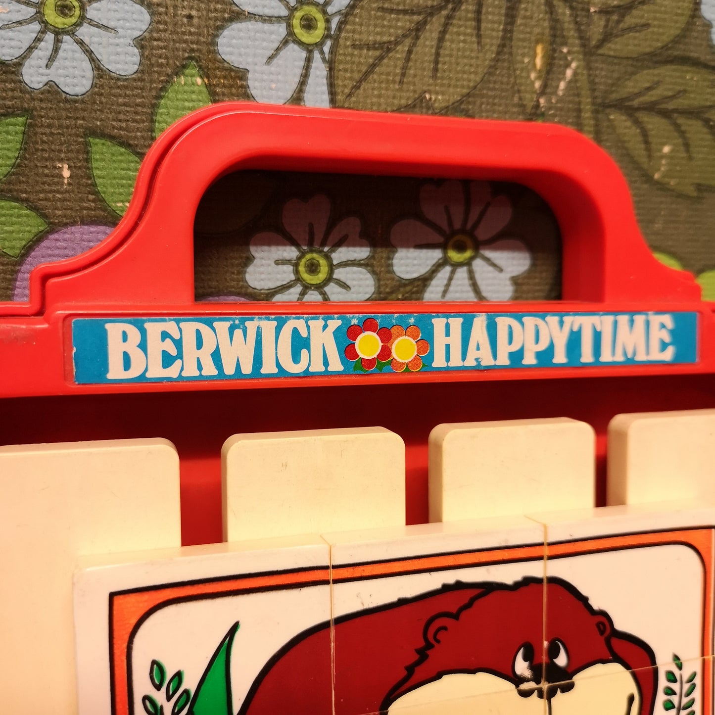 Vintage Berwick Puzzle Slider Game Monkey