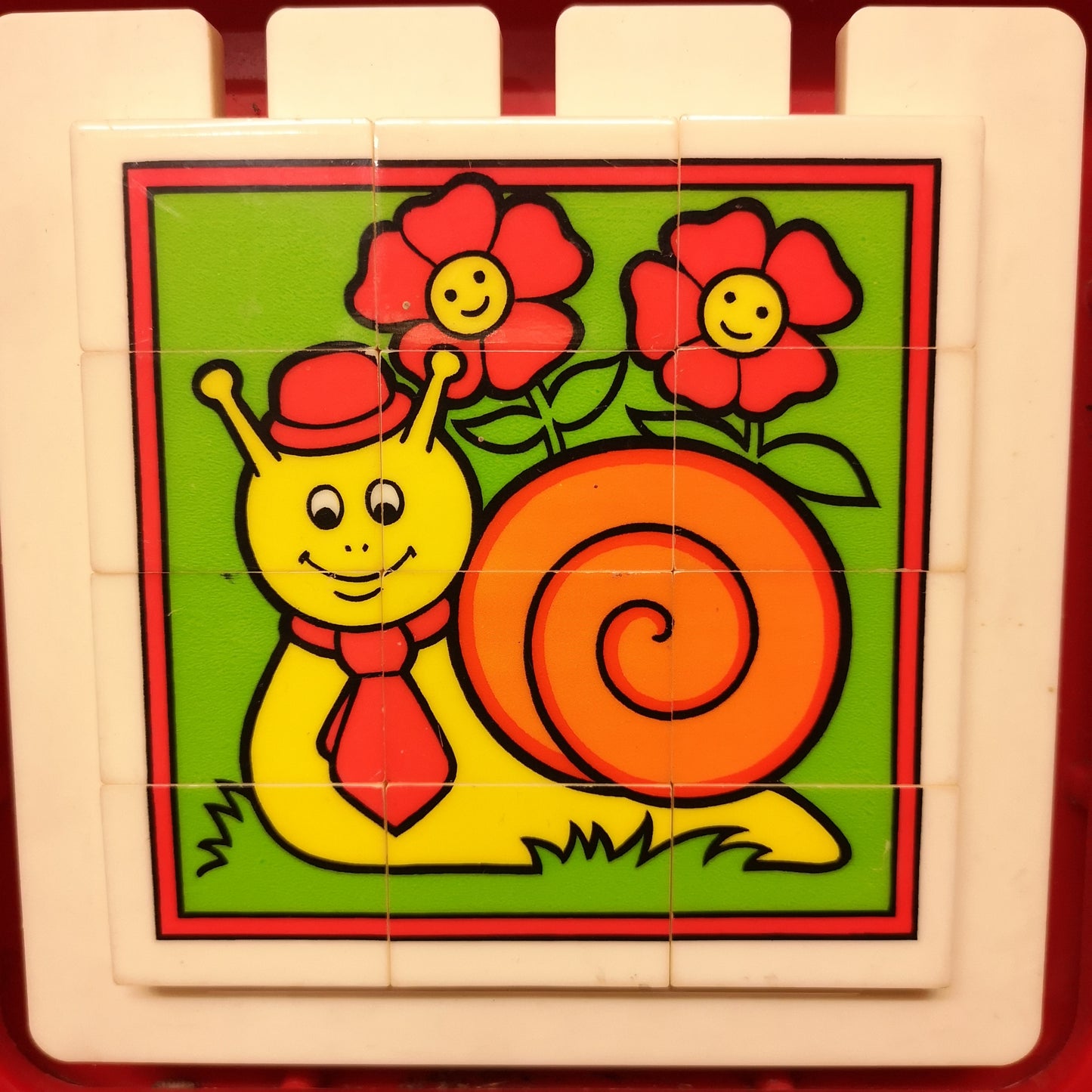 Vintage Puzzle Slider Game Snail